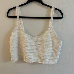 Cute crochet aerie top
